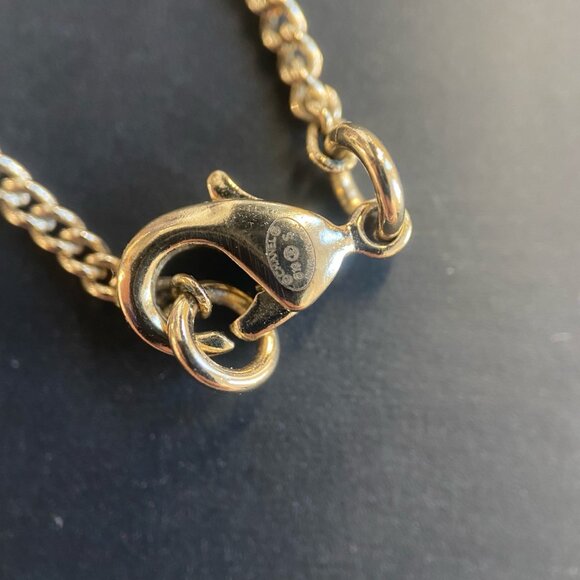 Chanel Lambskin Chain CC Necklace Gold with Pouch and Box - Picture 6 of 7